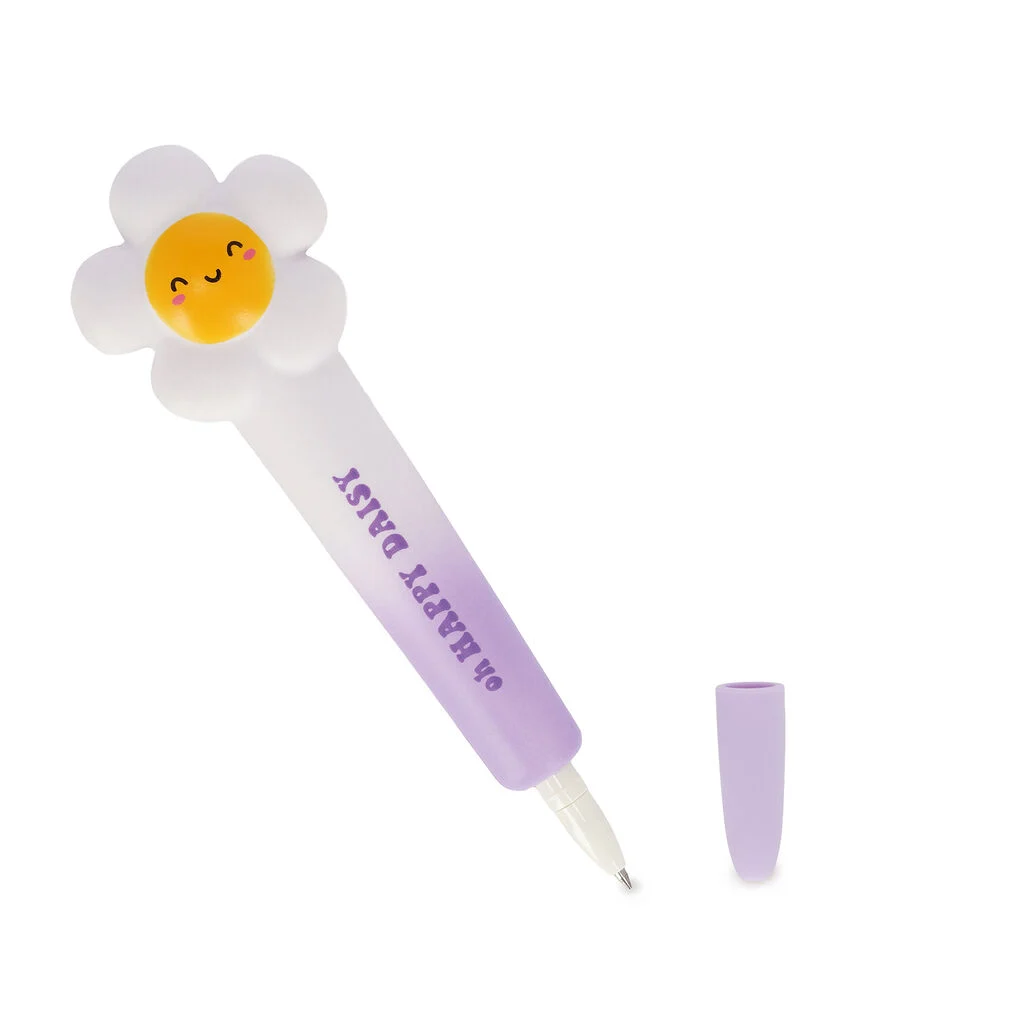 Legami "Happy Daisy" Daisy Squishy Gel Pen - Squeezies - Image 2