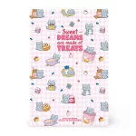 Legami - A5 Blank Notebook with Illustrated Hard Cover - Kitty