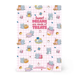 Legami - A5 Blank Notebook with Illustrated Hard Cover - Kitty