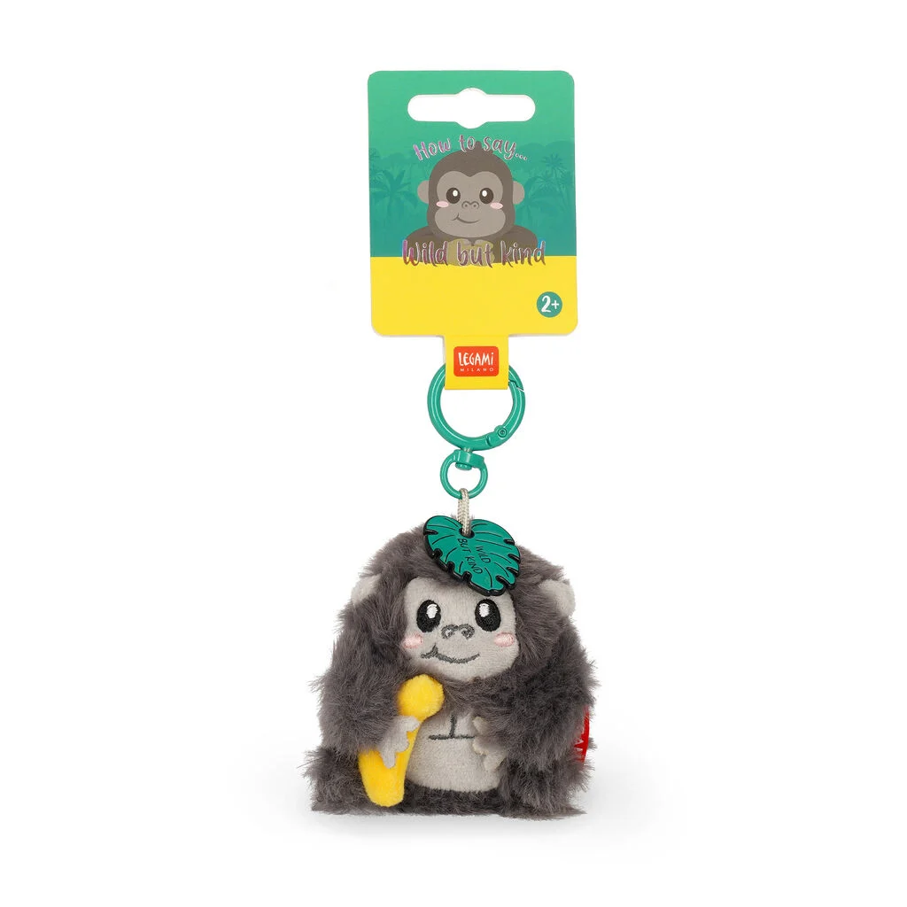 Legami Super Soft Key Ring - Tiny Gorilla - Image 4