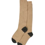 Chalk - Heel Toe Socks Biscuit / Charcoal