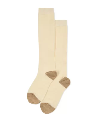 Chalk - Heel Toe Sock | Ivory/Biscuit