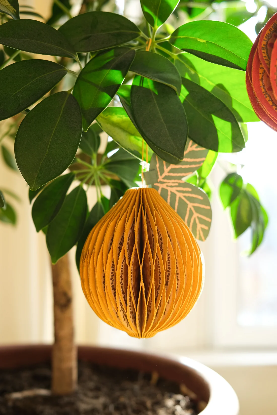 Lemon Honeycomb ornament by East End Press - Image 3