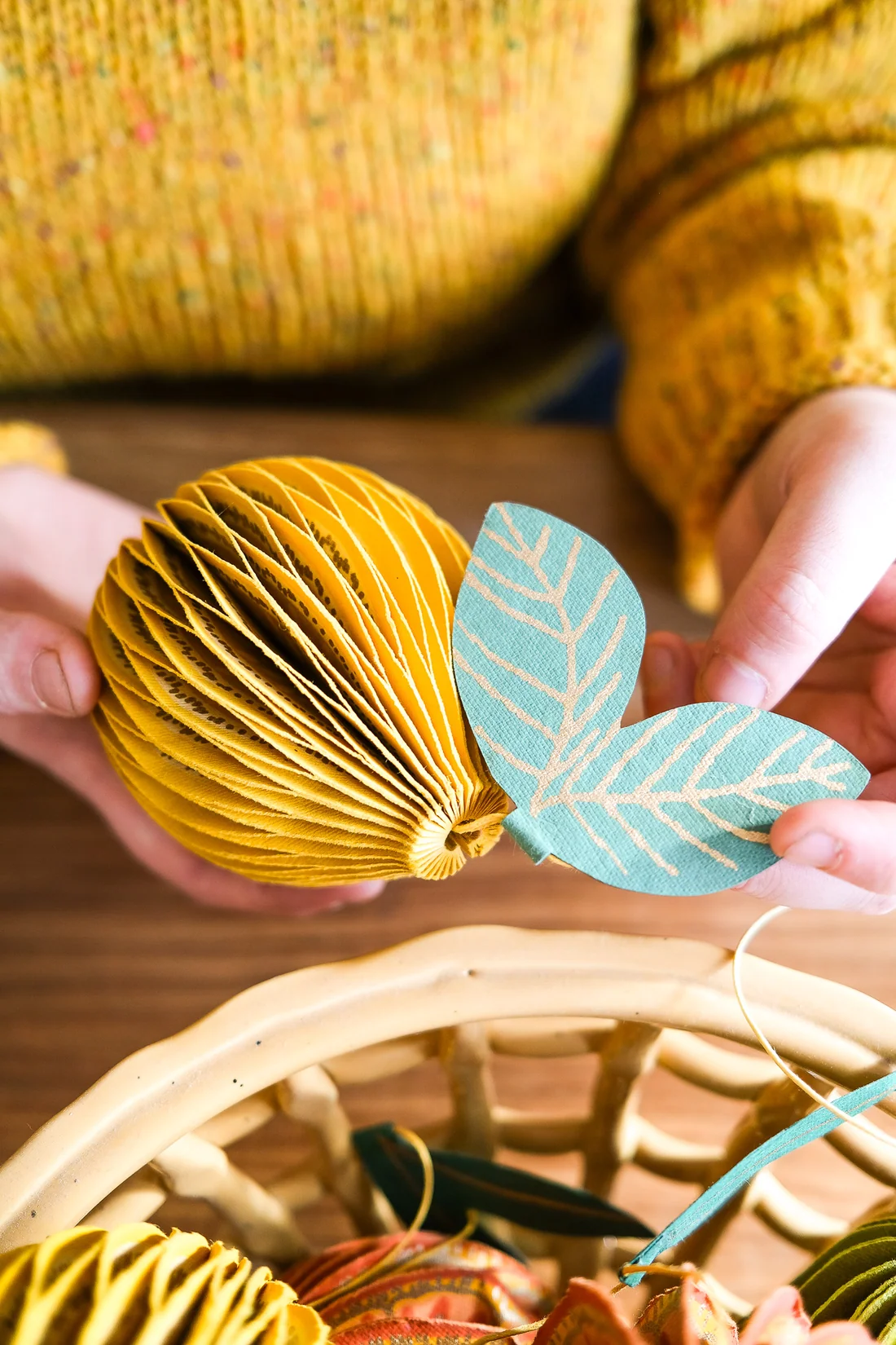 Lemon Honeycomb ornament by East End Press - Image 5