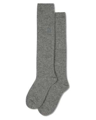 Chalk - Cosy Cashmere Lounge Socks - Marl Grey