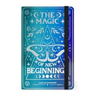 Legami - Lined Photo Notebook with Illustrated Hard Cover - Moth