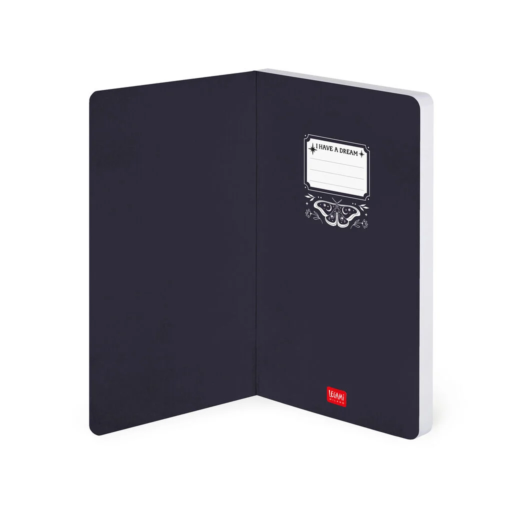 Legami - Lined Photo Notebook with Illustrated Hard Cover - Moth - Image 2