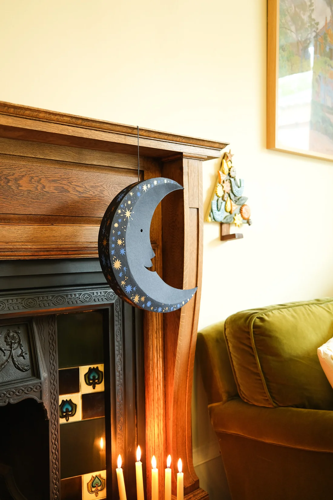 Large Midnight Man On The Moon board decoration by East End Press - Image 8