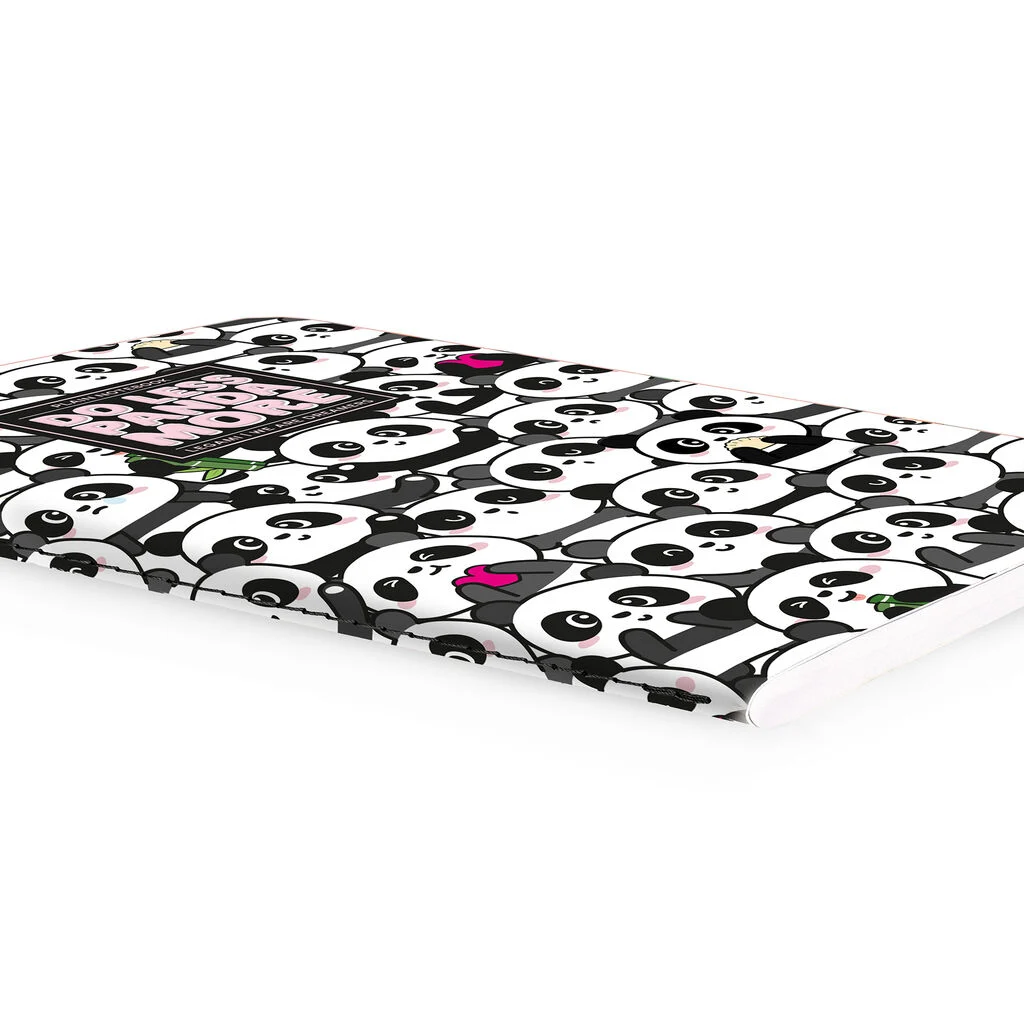 Legami - A5 Blank Notebook with Illustrated Hard Cover - Panda - Image 3