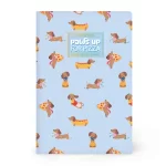 Legami - A5 Blank Notebook with Illustrated Hard Cover - Dog