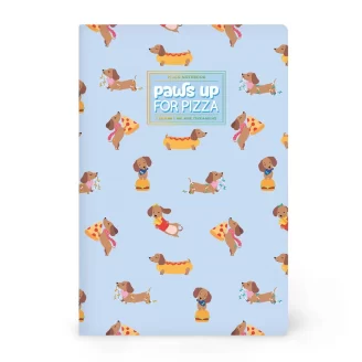 Legami - A5 Blank Notebook with Illustrated Hard Cover - Dog