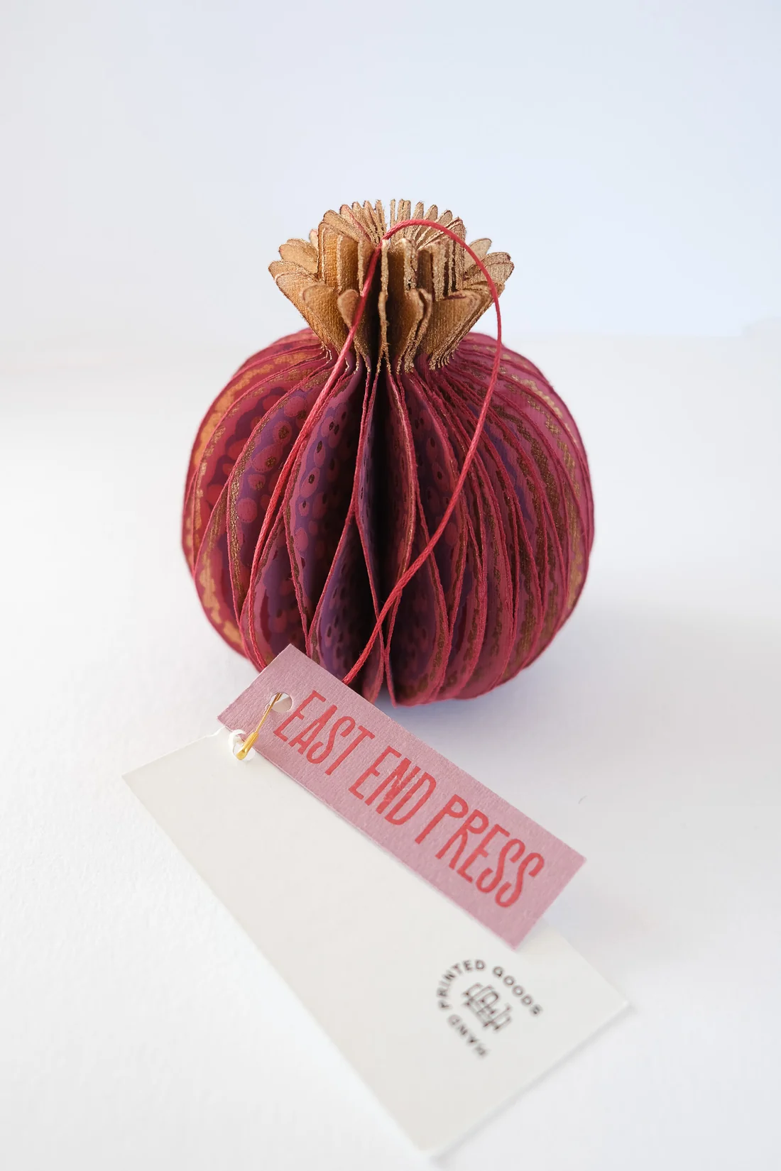 Pomegranate Honeycomb ornament by east End Press - Image 3