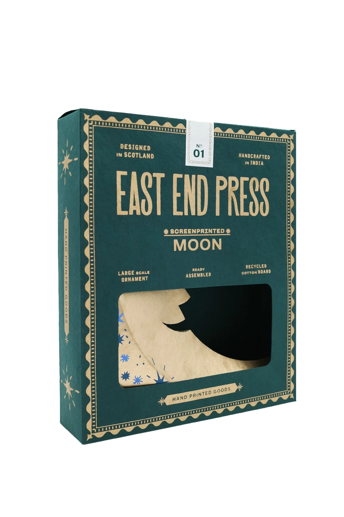 Large Shimmering Man On The Moon board decoration by East End Press - Image 5