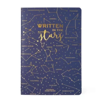 Legami - A5 Lined Notebook with Illustrated Hard Cover - Written in the Stars