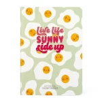 Legami - A5 Lined Notebook with Illustrated Hard Cover - Sunny Side up