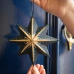 Twinkling Star board ornament by East End Press