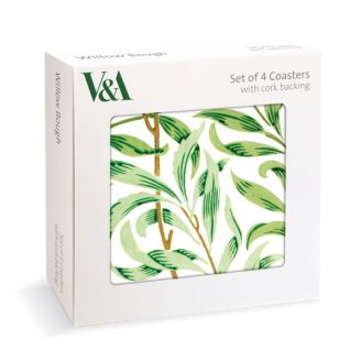V&A Museum William Morris Willow Bough Coasters