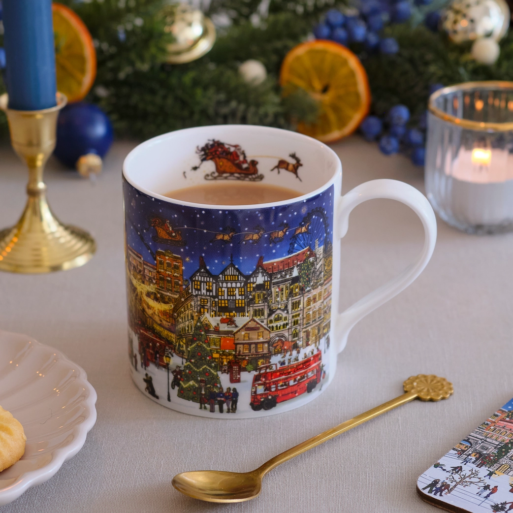 A London Christmas Tale Mug by Victoria Eggs