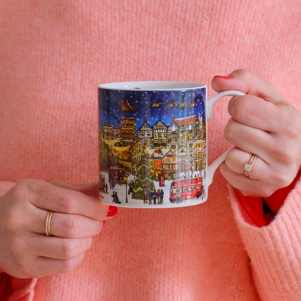 A London Christmas Tale Mug by Victoria Eggs - Image 4