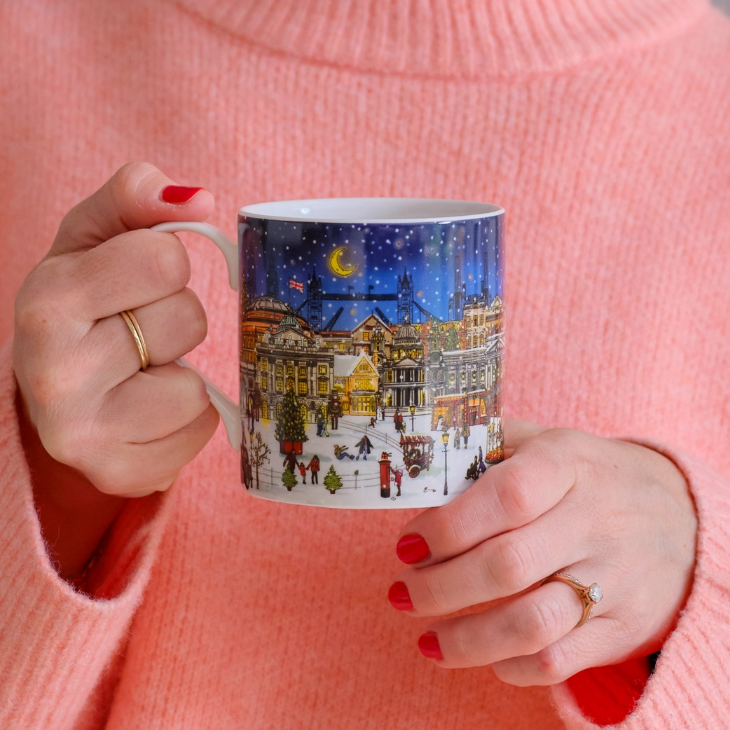 A London Christmas Tale Mug by Victoria Eggs - Image 2